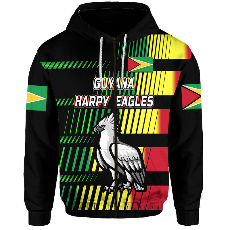 Custom Guyana Cricket Harpy Eagles Hoodie Original Style Black LT8 - Wonder Print Shop