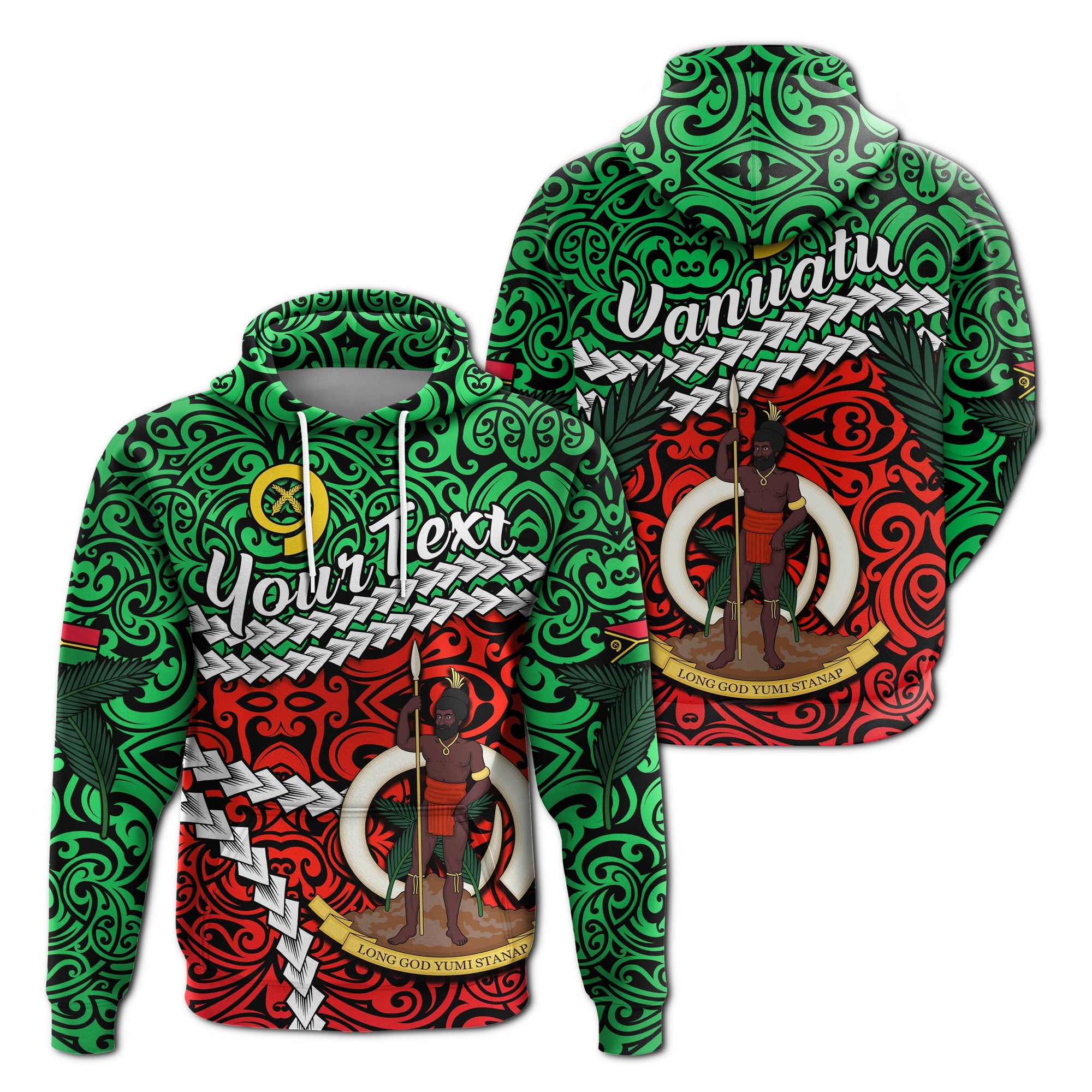 Custom Vanuatu Hoodie Simple LT13 - Wonder Print Shop