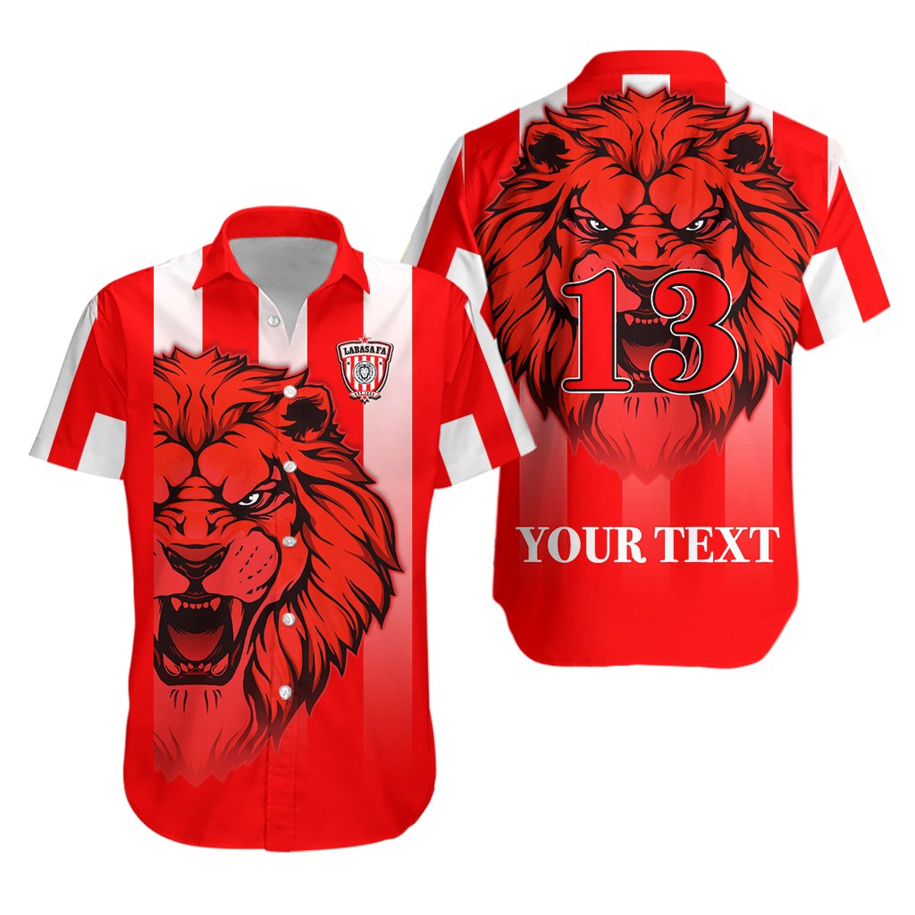 (Custom Personalised) LABASA FA Hawaiian Shirt Football Fijian - Custom Text and Number LT13 - Wonder Print Shop
