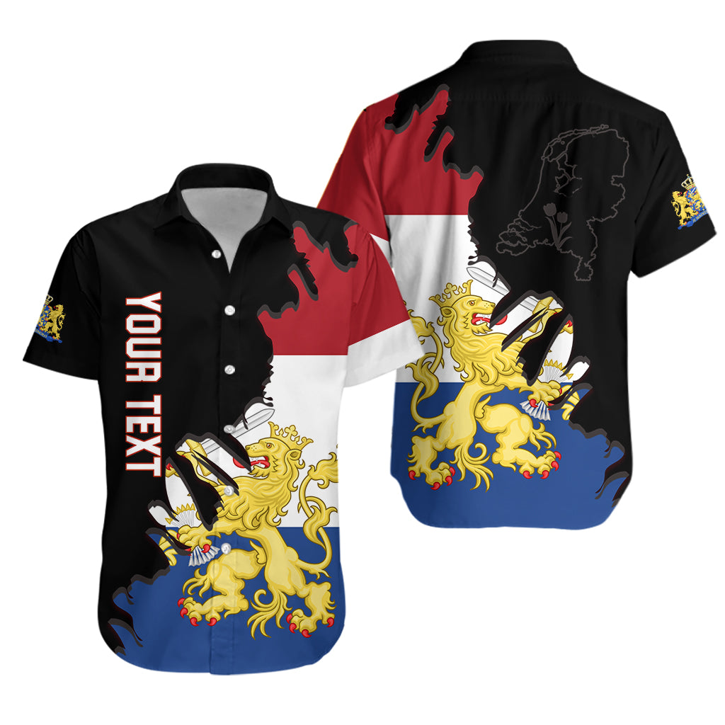 (Custom Personalised) Netherlands Hawaiian Shirt Style Flag and Map Holland LT13 - Wonder Print Shop