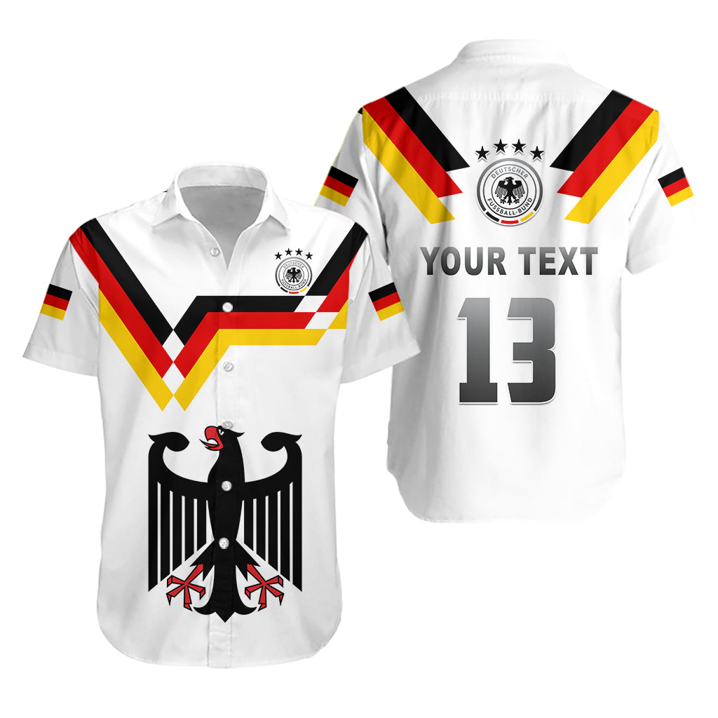 (Custom Text and Number) Germany Football Hawaian Shirt Deutschland 2022 Style LT13 - Wonder Print Shop