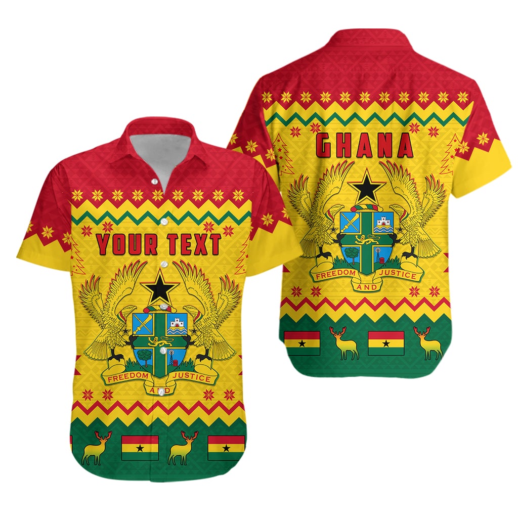 custom-personalised-ghana-christmas-hawaiian-shirt-african-pattern