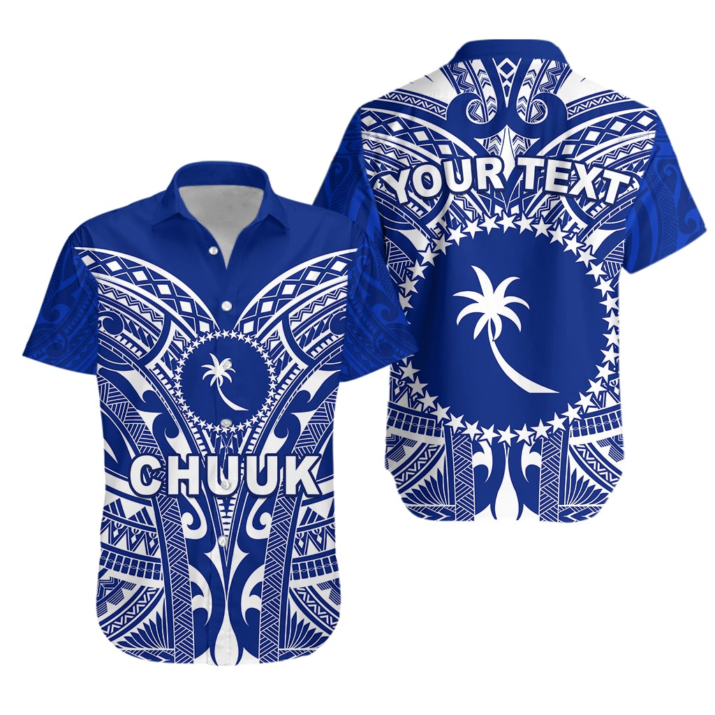 (Custom Personalised) Chuuk Hawaiian Shirt Micronesia Simple Pattern LT13 - Wonder Print Shop