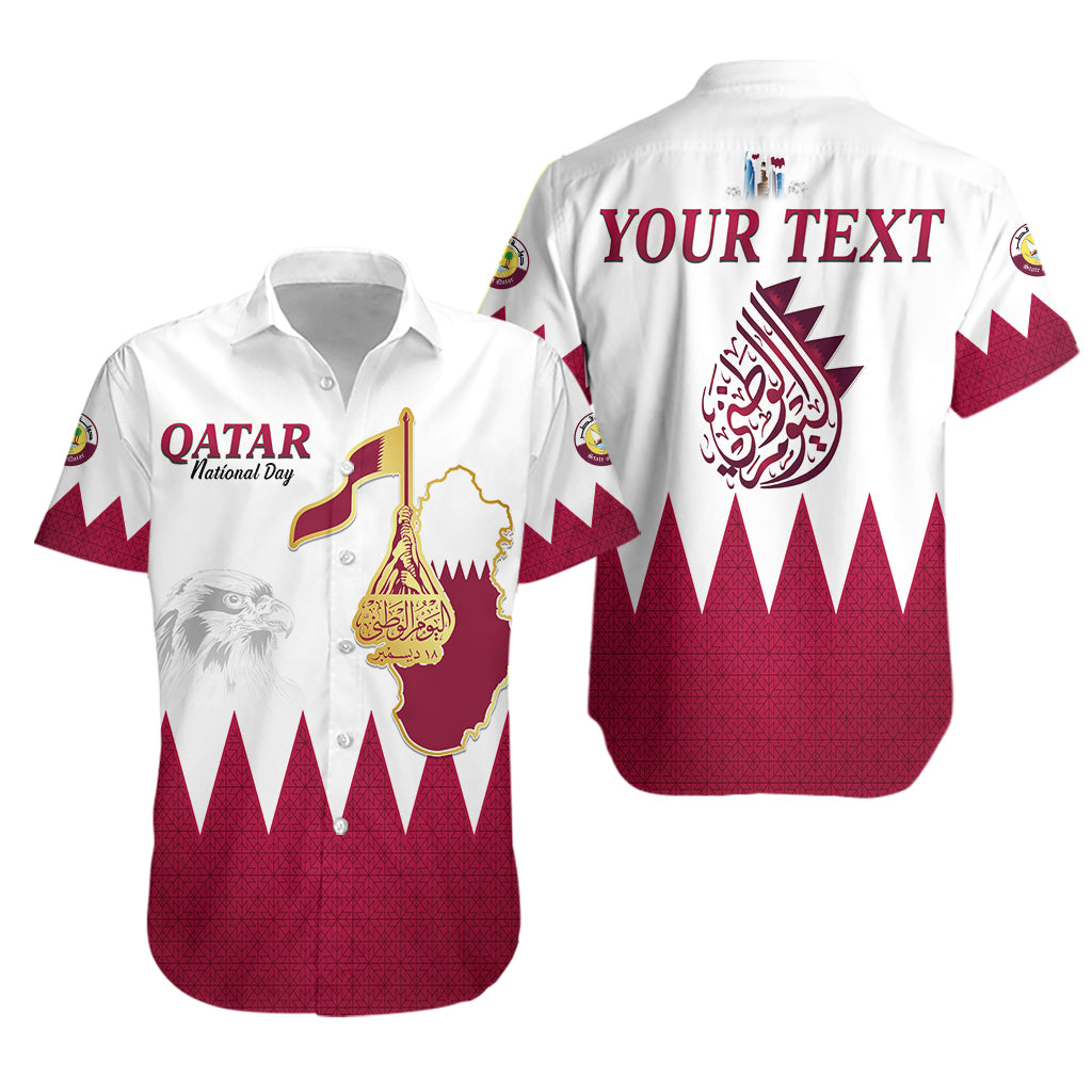 (Custom Personalised) Qatar Hawaiian Shirt Happy National Day Style Flag LT13 - Wonder Print Shop