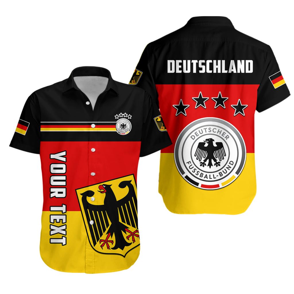 (Custom Personalised) Germany Football Hawaian Shirt Deutschland Sporty Style LT13 - Wonder Print Shop