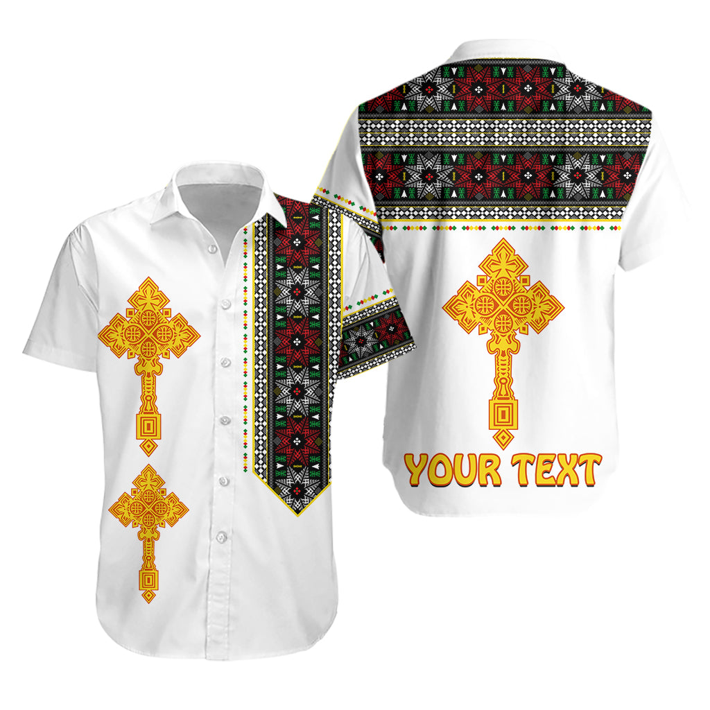(Custom Personalised) Ethiopia Tibeb Hawaiian Shirt Ethiopian Cross Fashion LT13 - Wonder Print Shop