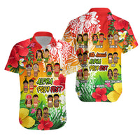 Aloha Poly Fest Matching Hawaiian Shirt And Dress Polynesian Pattern With Tropical Flowers - Wonder Print Shop