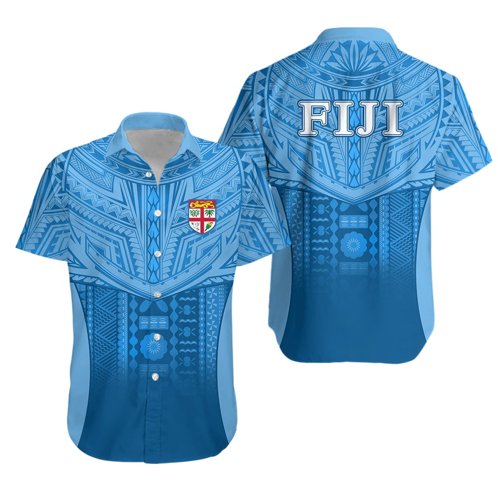Fiji Faithful Hawaiian Shirt Version Blue LT13 - Wonder Print Shop