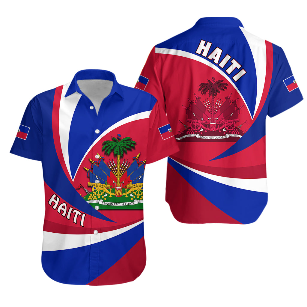 Haiti Hawaiian Shirt Style Color Flag LT13 - Wonder Print Shop