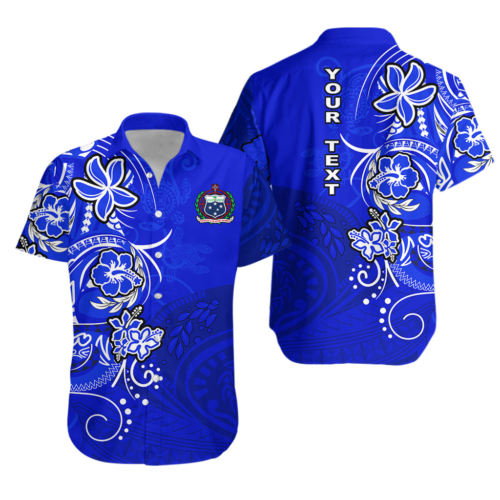 Custom Personalised Samoa Hawaiian Shirt Be Unique Blue LT13 - Wonder Print Shop