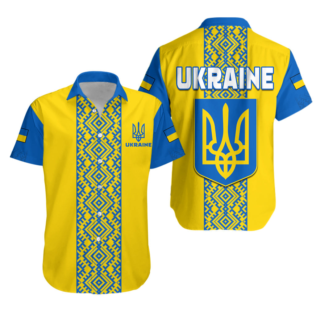 Ukraine Hawaian Shirt Ukrainian Pattern LT13 - Wonder Print Shop