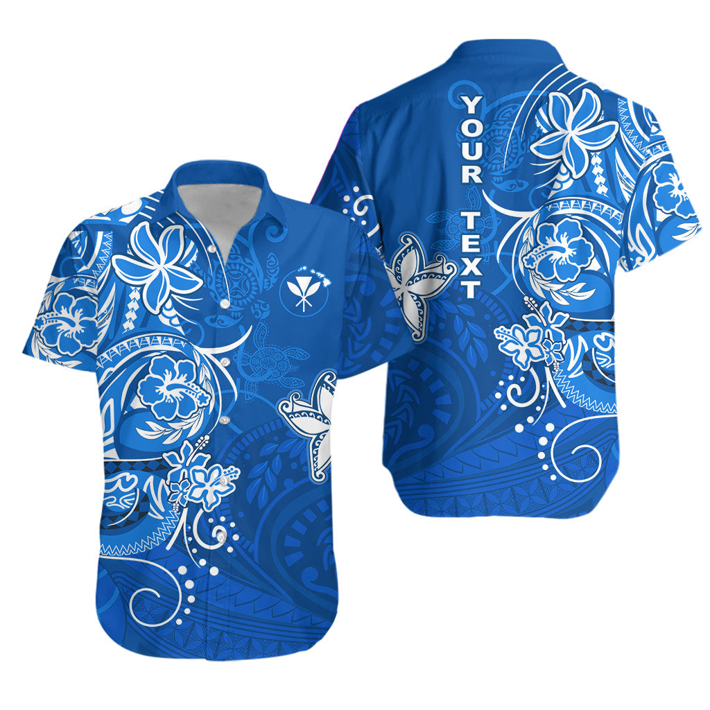 Personalised Hawaii Matching Hawaiian Shirt And Dress Polynesia Blue Sea Turtle Honu and Map LT13 - Wonder Print Shop