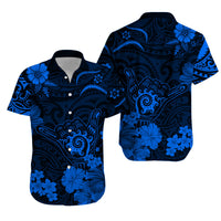 Hawaii Matching Hawaiian Shirt And Dress Polynesia Blue Cool Shaka Sign LT13 - Wonder Print Shop