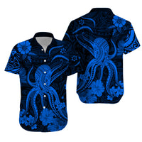 Hawaii Matching Hawaiian Shirt And Dress Polynesia Blue Octopus LT13 - Wonder Print Shop