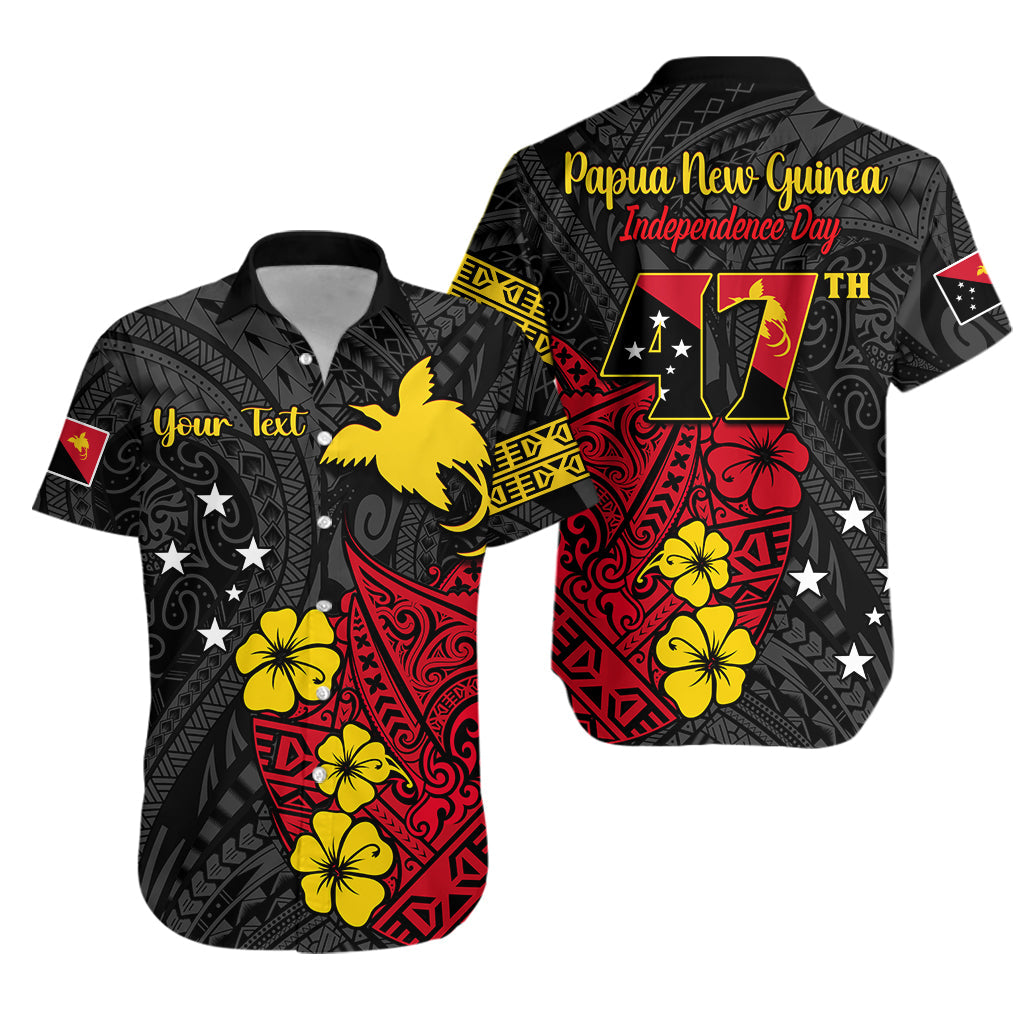 Custom Personalised Papua New Guinea Anniversary Hawaiian Shirt 47th Independence Day Since 1975 LT13 - Wonder Print Shop
