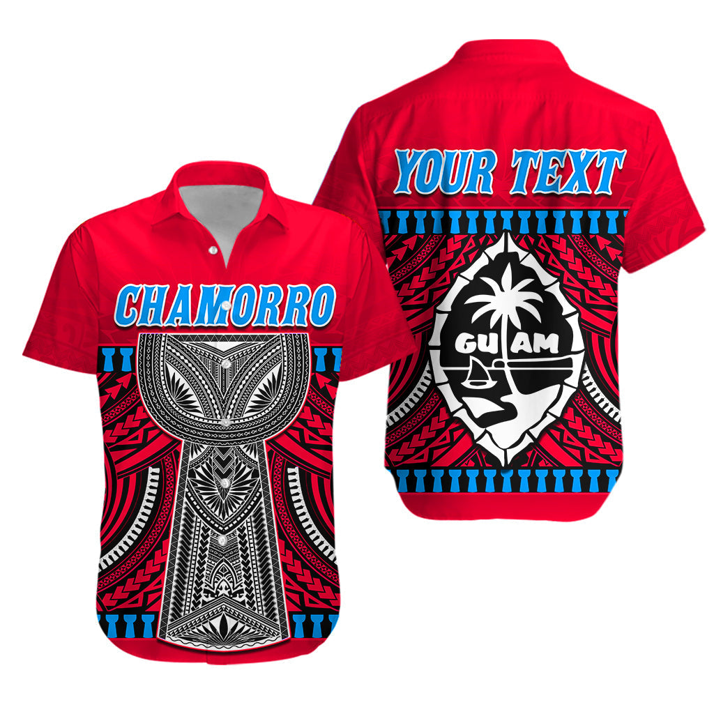 (Custom Personalised) Guam Chamorro Hawaiian Shirt Latte Stone Red Polynesian Haligi LT13 - Wonder Print Shop
