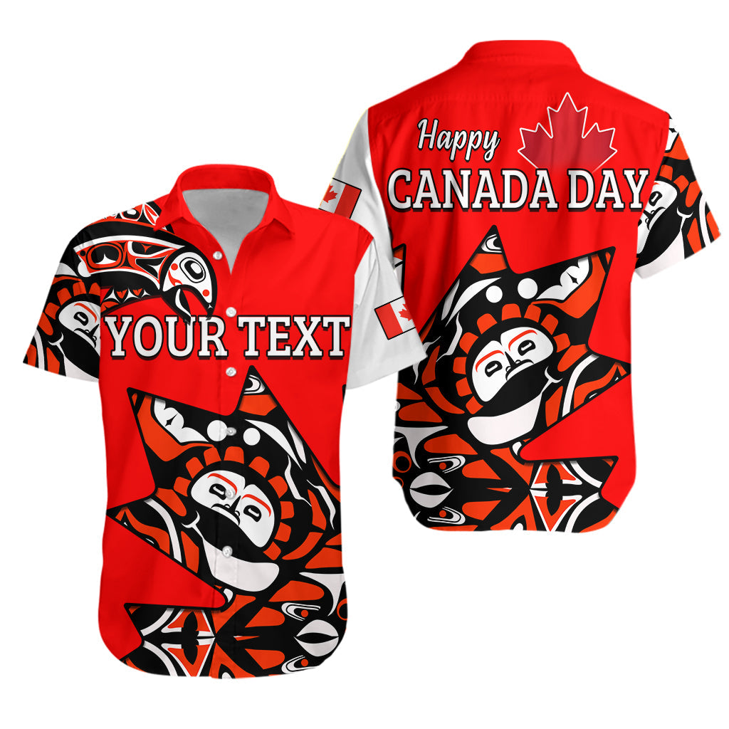 (Custom Personalised) Canada Haida Hawaiian Shirt Maple Leaf Canadian LT13 - Wonder Print Shop