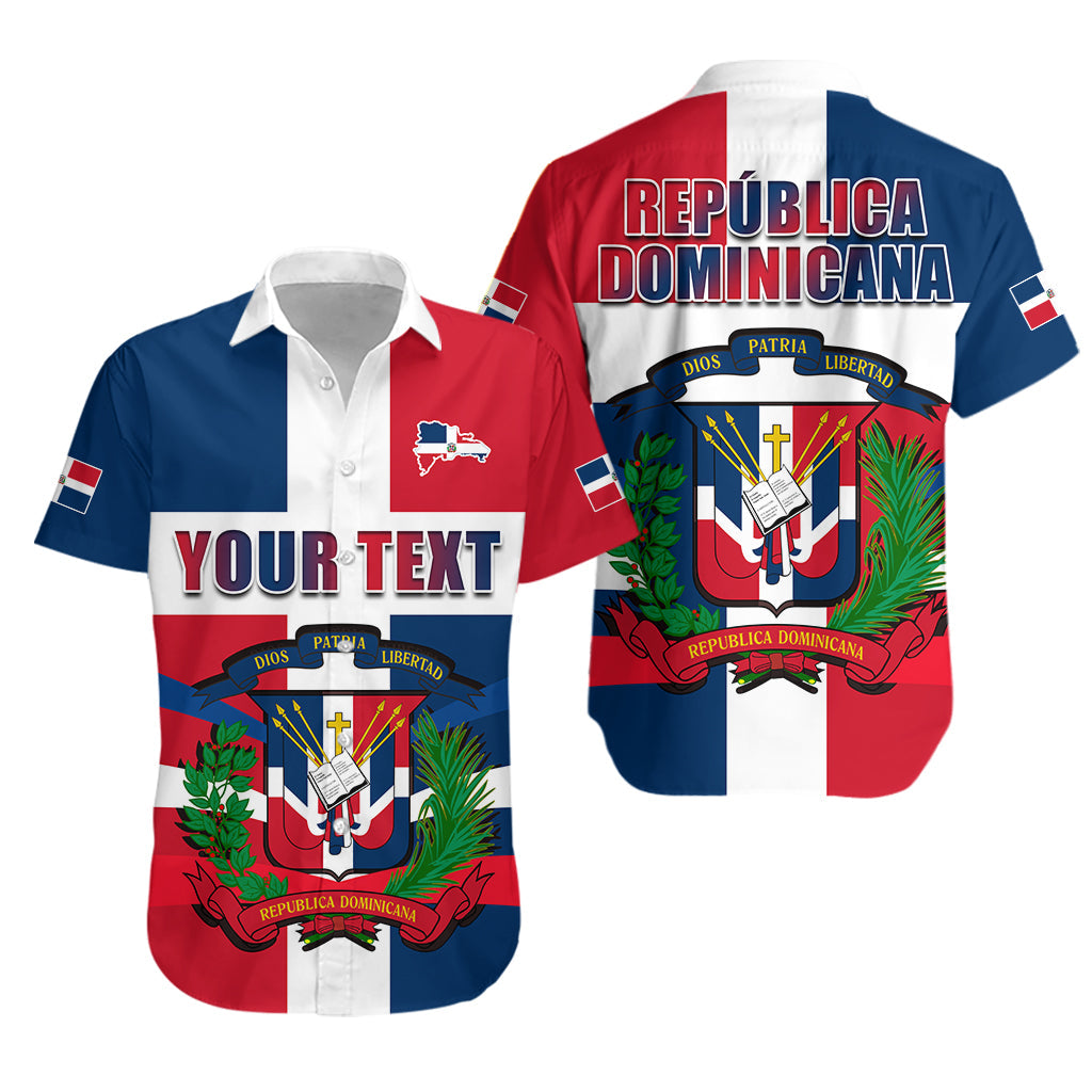 (Custom Personalised) Dominican Republic Hawaiian Shirt Dominicana Proud Style Flag LT13 - Wonder Print Shop
