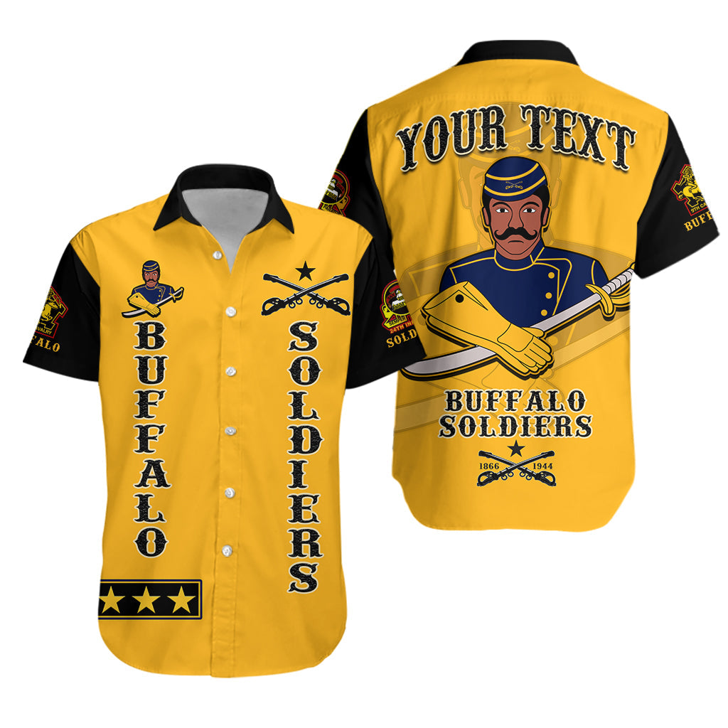 (Custom Personalised) Buffalo Soldiers Hawaiian Shirt Motorcycle BSMC Club LT13 - Wonder Print Shop