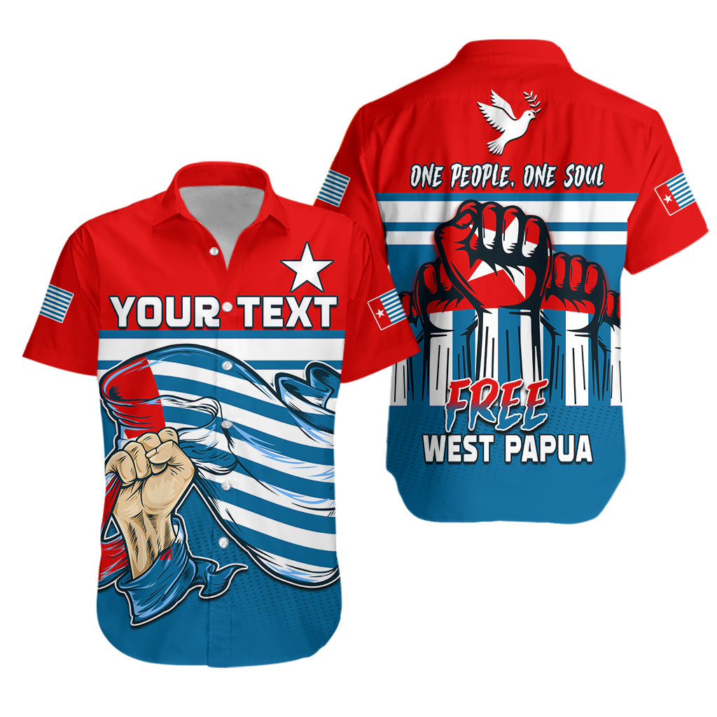(Custom Personalised) Free West Papua Hawaiian Shirt One People One Soul Strong West Papuan LT13 - Wonder Print Shop