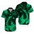 Hawaii Matching Hawaiian Shirt And Dress Polynesia Green Fish Hook LT13 - Wonder Print Shop