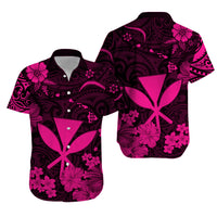 Hawaii Matching Hawaiian Shirt And Dress Polynesia Pink Kanaka Maoli LT13 - Wonder Print Shop