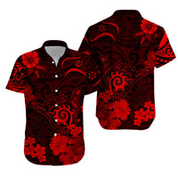 Hawaii Matching Hawaiian Shirt And Dress Polynesia Red Cool Shaka Sign LT13 - Wonder Print Shop