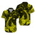 Hawaii Matching Hawaiian Shirt And Dress Polynesia Yellow Fish Hook LT13 - Wonder Print Shop