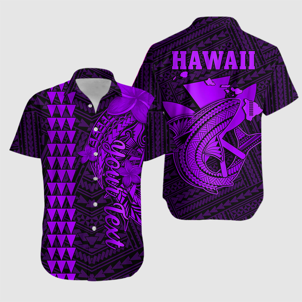 Custom Personalised Hawaii Hawaiian Shirt Kakau Kanaka Maoli Combine Polynesian Shark Ver.05 - Wonder Print Shop