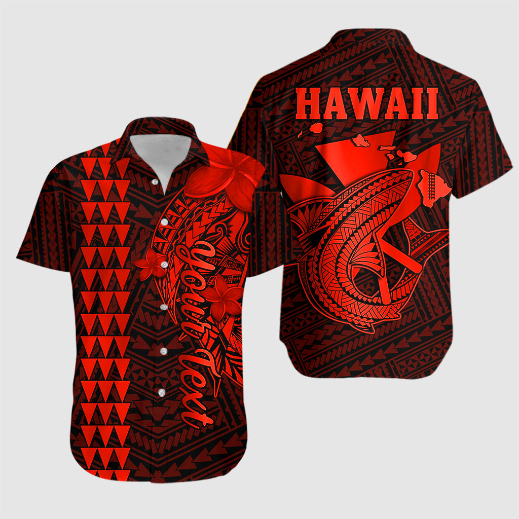 Custom Personalised Hawaii Hawaiian Shirt Kakau Kanaka Maoli Combine Polynesian Shark Ver.06 - Wonder Print Shop
