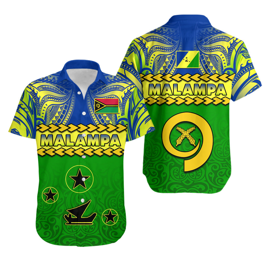 Malampa Province Matching Hawaiian Shirt And Dress Vanuatu Pig Tusk Polynesian Flag Style - Wonder Print Shop