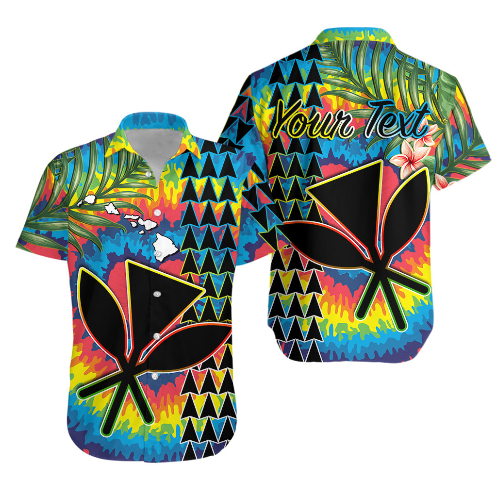custom-personalised-hawaii-rainbow-tie-dye-hawaiian-shirt-flowers-polynesian-hawaiian-tribal
