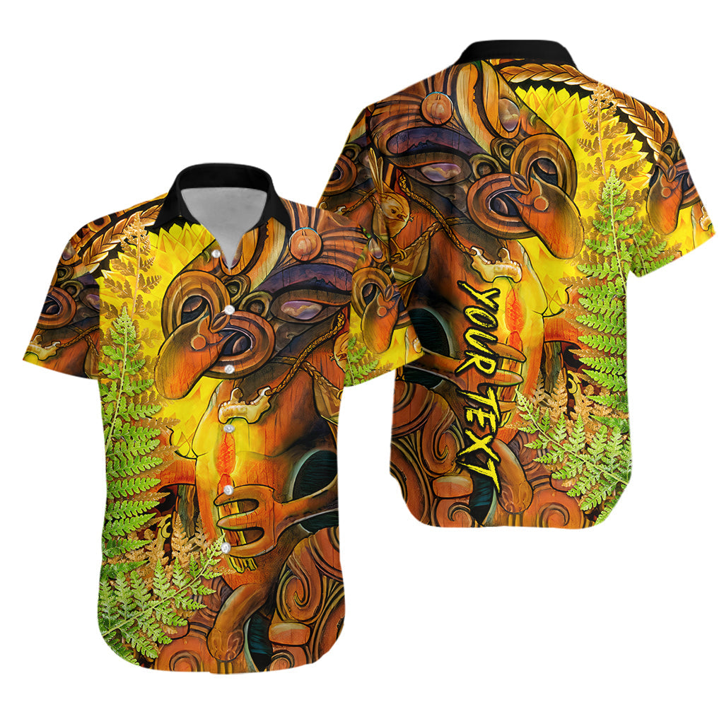 Custom Personalised Hei Tiki Maori Hawaiian Shirt Fern Aotearoa Ta Moko Sun LT13 - Wonder Print Shop