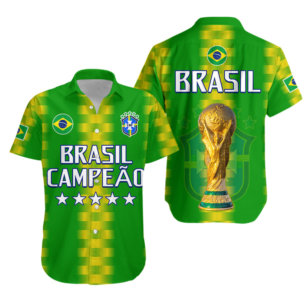 Brazil Football Champions Hawaiian Shirt Proud Selecao LT13 - Wonder Print Shop
