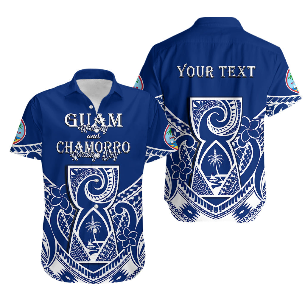 (Custom Personalised) Guam History and Chamorro Heritage Day Hawaiian Shirt Latte Stone Polynesian - Wonder Print Shop