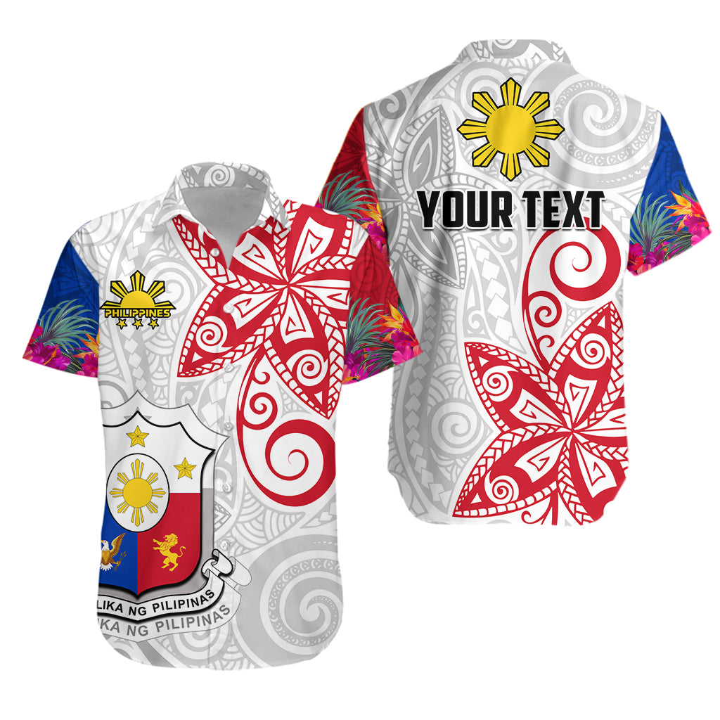 (Custom Personalised) Philippines Hawaiian Shirt Sun Filipino Polynesian mix Flowers Special Vibe LT13 - Wonder Print Shop