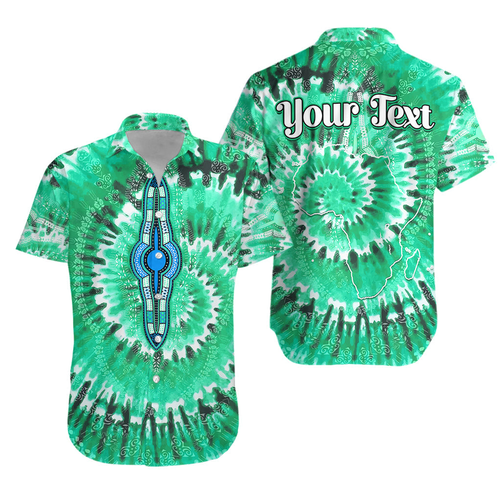 (Custom Personalised) Africa Tie Dye Hawaiian Shirt Green Fashion LT13 - Wonder Print Shop