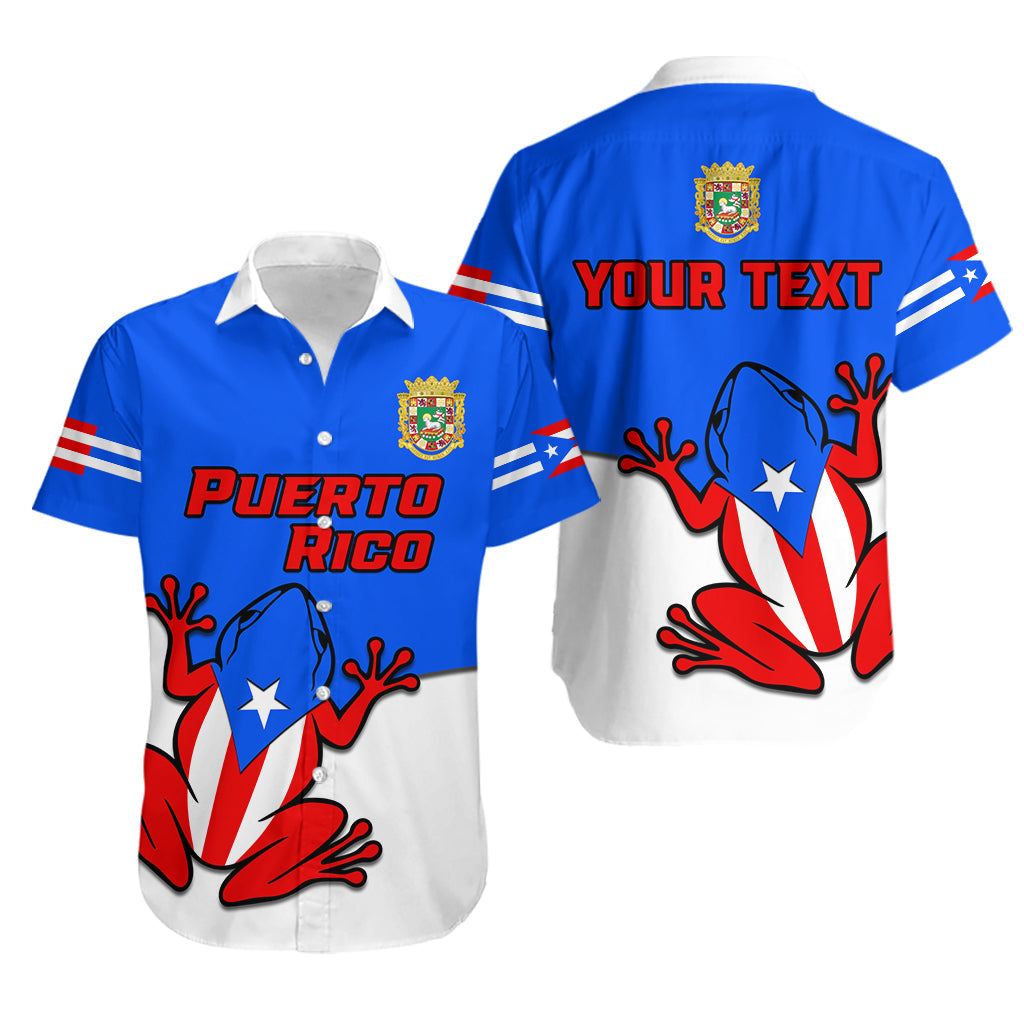 (Custom Personalised) Puerto Rico Hawaiian Shirt Coqui Frog Simple Style - Wonder Print Shop