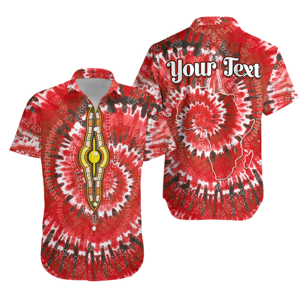 (Custom Personalised) Africa Tie Dye Hawaiian Shirt Red Fashion LT13 - Wonder Print Shop