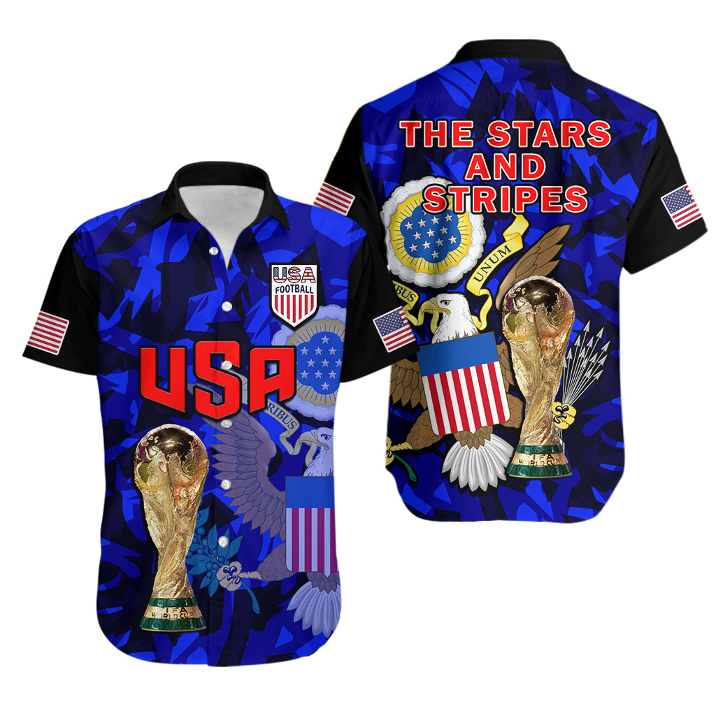 USA Football Hawaiian Shirt The Yanks Champions WC 2022 - Wonder Print Shop
