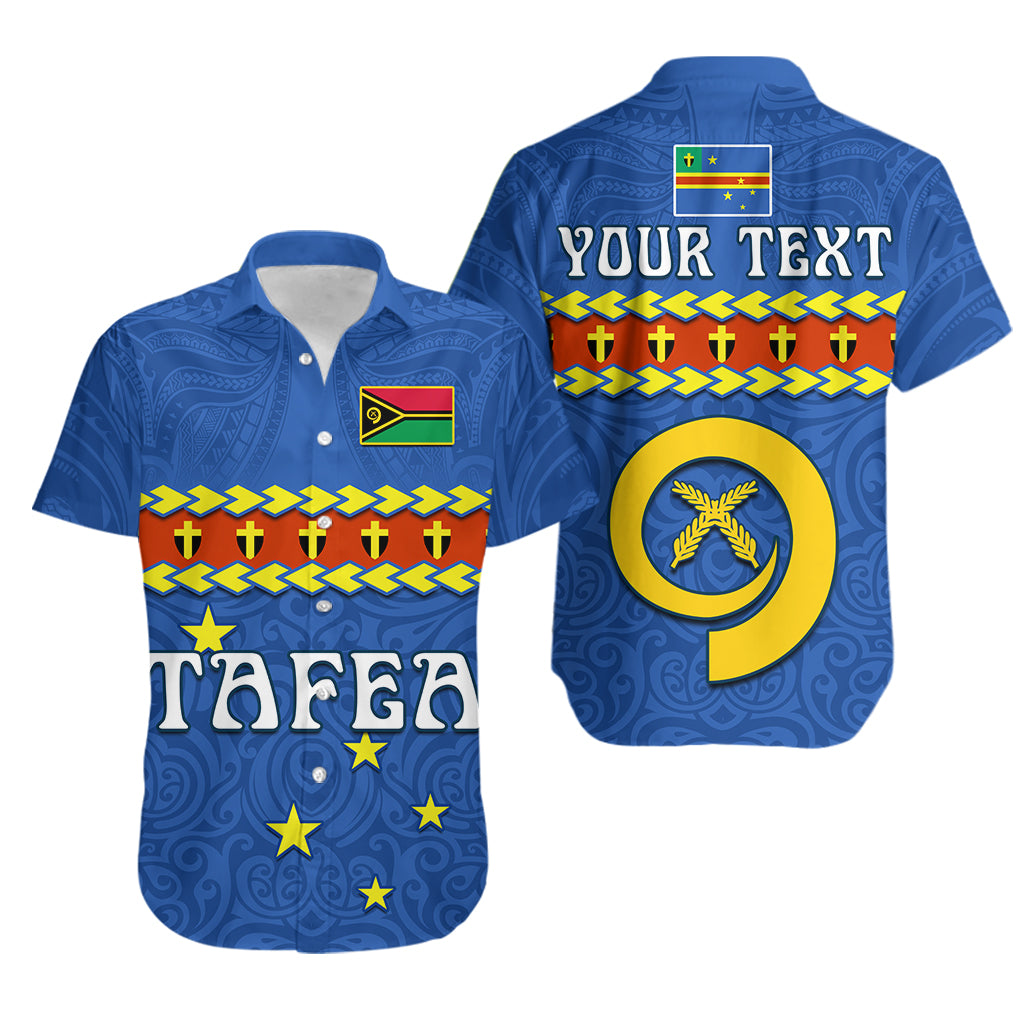 Personalised Tafea Province Matching Hawaiian Shirt And Dress Vanuatu Pig Tusk Polynesian Flag Style - Wonder Print Shop