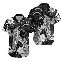 Hawaii Matching Hawaiian Shirt And Dress Polynesia Black Beautiful Hula Girl LT13 - Wonder Print Shop