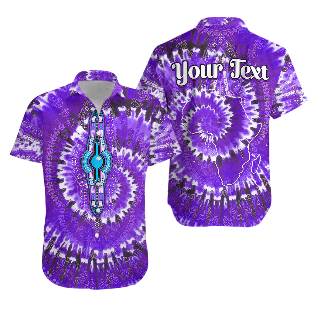 (Custom Personalised) Africa Tie Dye Hawaiian Shirt Purple Fashion LT13 - Wonder Print Shop
