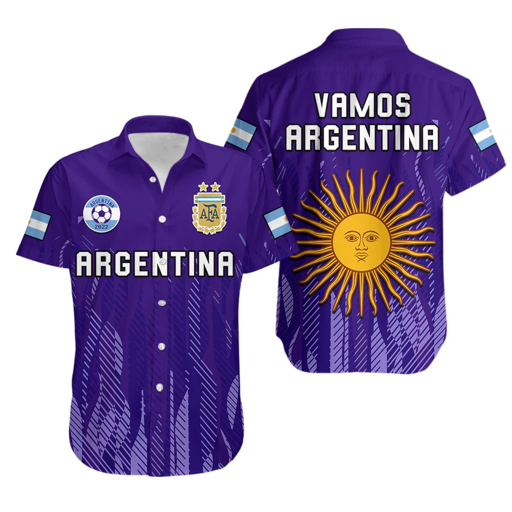 Argentina Football Hawaiian Shirt Vamos La Albiceleste 2022 Newest Style - Wonder Print Shop