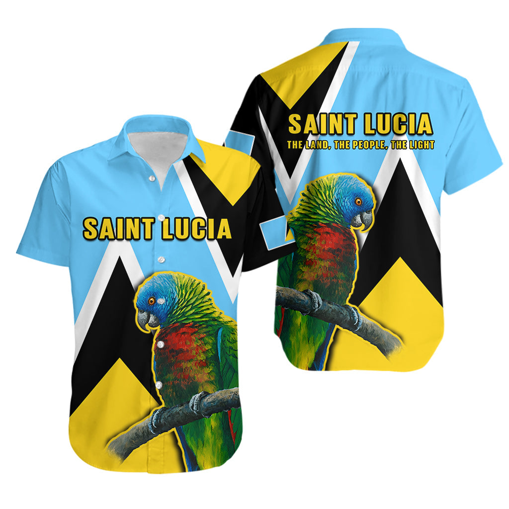 saint-lucia-hawaiian-shirt-saint-lucian-parrot-simple-style