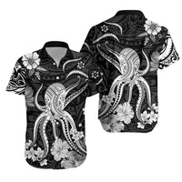 Hawaii Matching Hawaiian Shirt And Dress Polynesia White Octopus LT13 - Wonder Print Shop