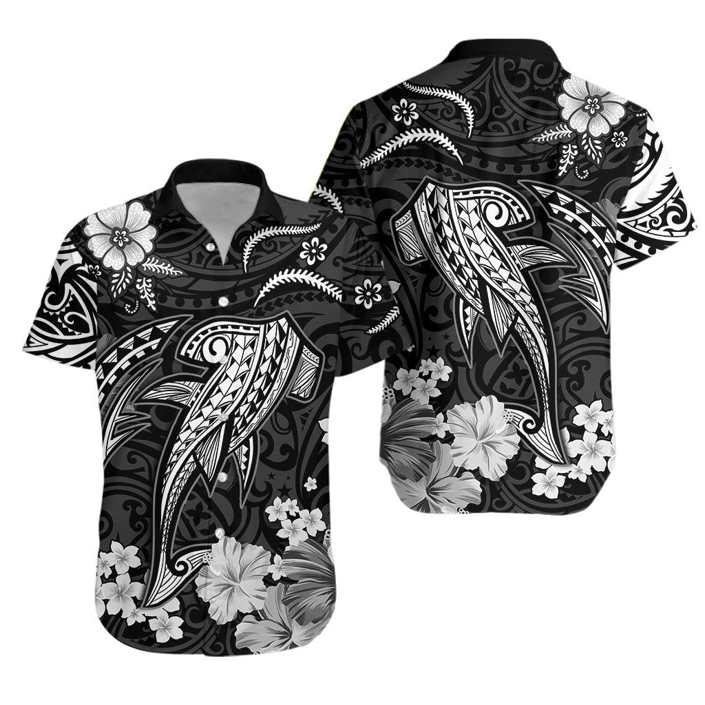 Hawaii Hawaiian Shirt Polynesia White Shark LT13 - Wonder Print Shop