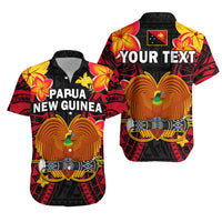 Personalised Papua New Guinea Matching Hawaiian Shirt And Dress PNG Bird Of Paradise Polynesian Pattern - Wonder Print Shop