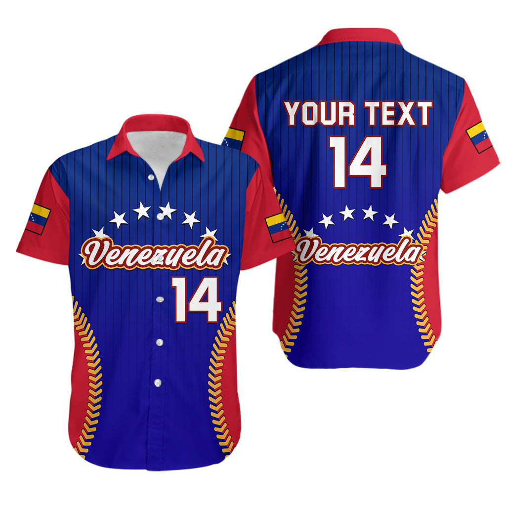 (Custom Text And Number) Venezuela 2023 Hawaiian Shirt Baseball Sporty Version - Wonder Print Shop