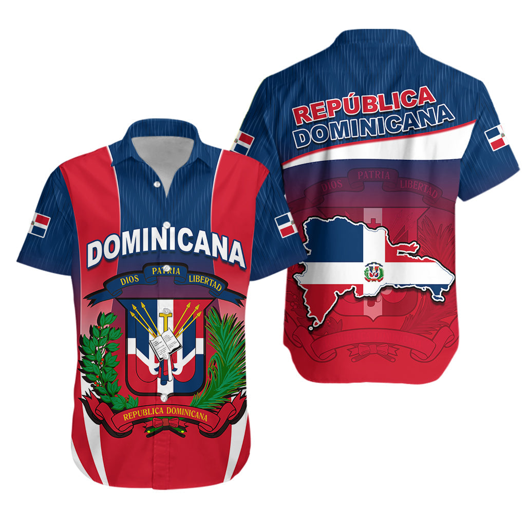 Dominican Republic Hawaiian Shirt Dominicana Style Sporty LT13 - Wonder Print Shop